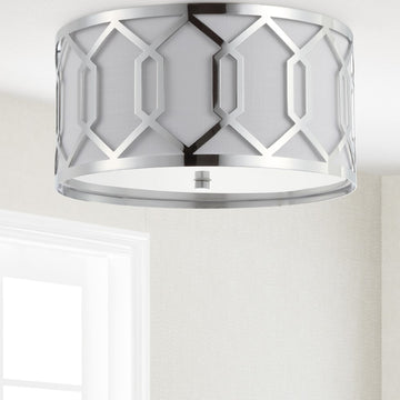 Hex Metal LED Flush Mount - JONATHAN Y